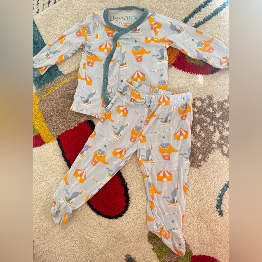Circus Tent Kids Pajama Set